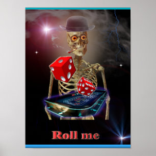 Esqueletos divertidos de los posters