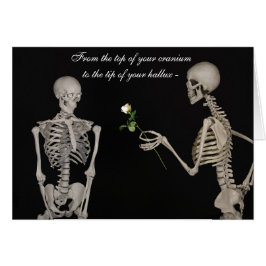 Esqueletos divertidos en amor