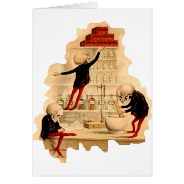 Esqueletos enojados del científico (Frente)