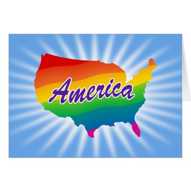 Esquema De Arcoiris De Estados Unidos (Anverso (Horizontal))
