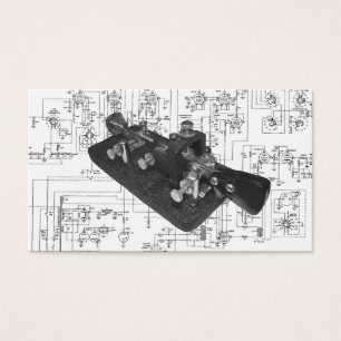 Esquema de clave de radio de código Morse