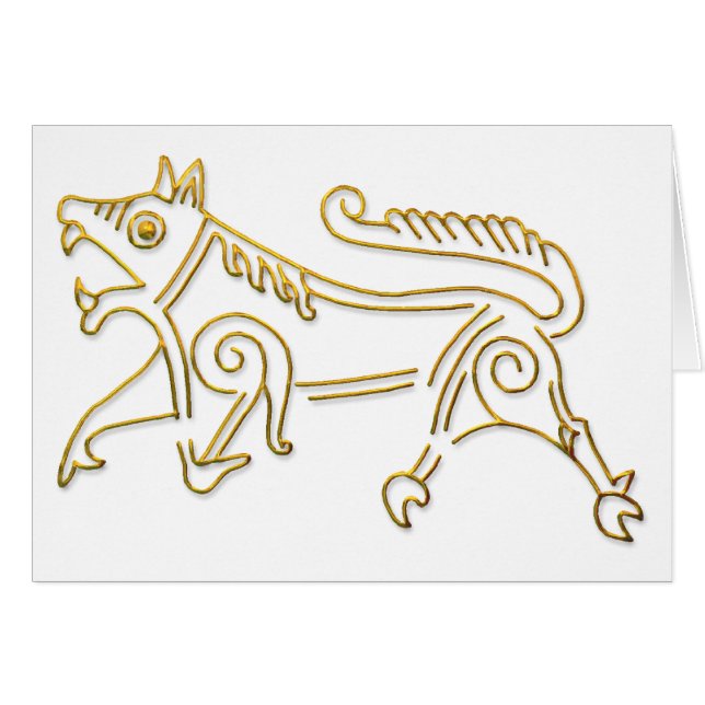 Esquema de oro de Vang Runestone (Anverso (Horizontal))