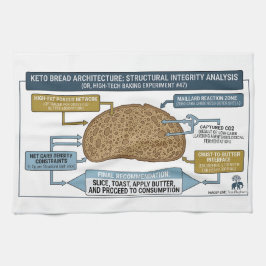 Esquema de Pan Keto: Toalla de Cocina