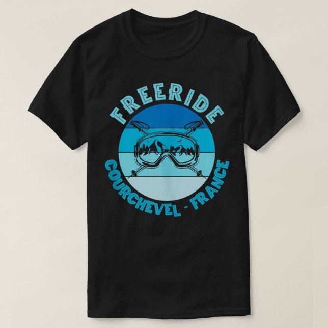 Esquí Courchevel Francia Freeride Tank Top (Diseño del anverso)