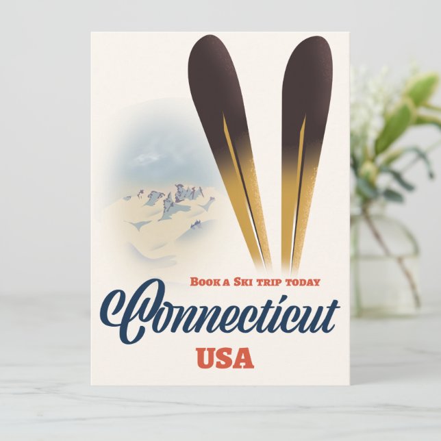 esquí de Connecticut (Anverso de pie)