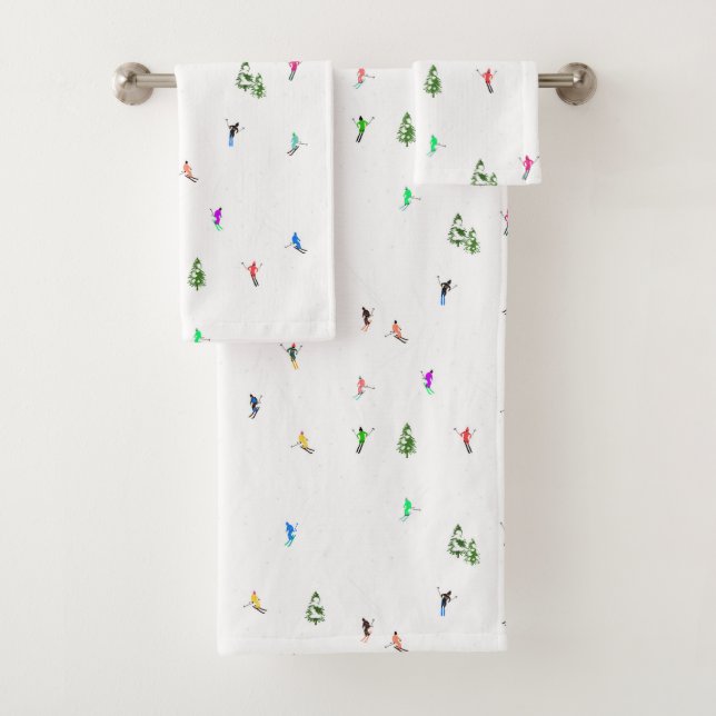 Esquí de esquí alpino en invierno (In situ)