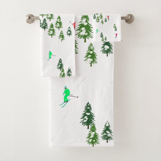 Esquí de Ilustracion alpino freeride (In situ)