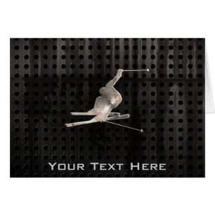 Esquí de la nieve; Negro fresco