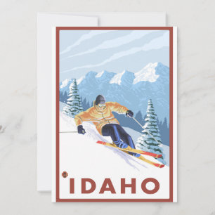 Esquí de nieve cuesta abajo - Idaho
