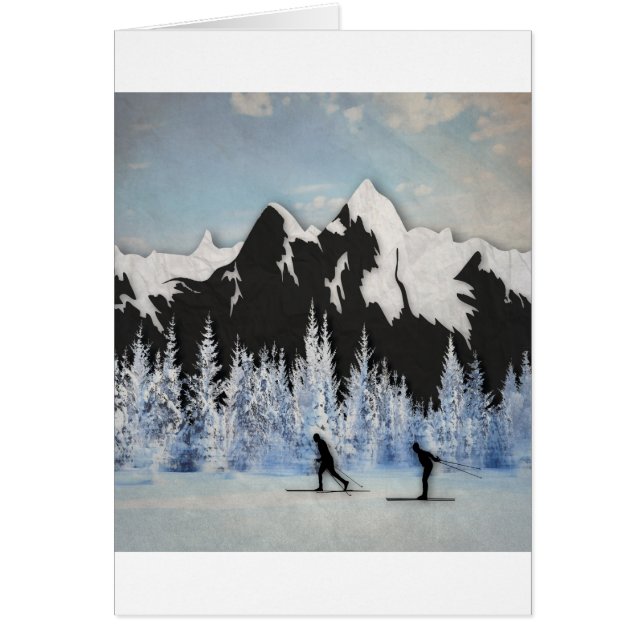 Esquí del campo a través (Frente)