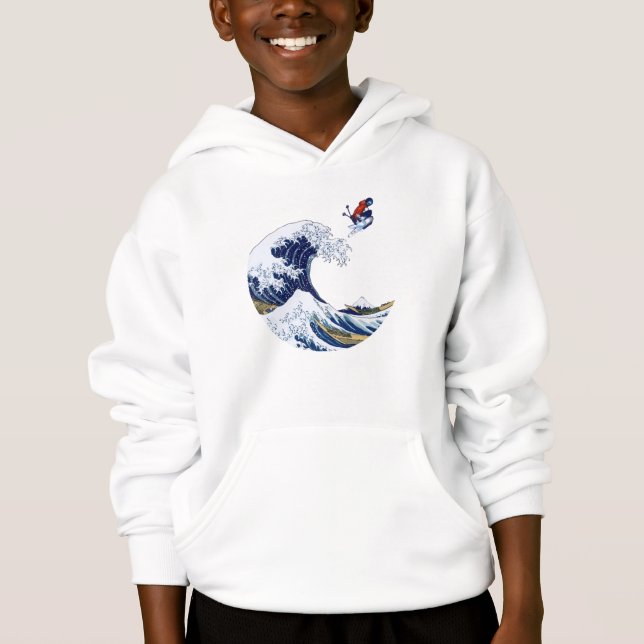 Esquí en la gran ola de Kanagawa (Anverso)