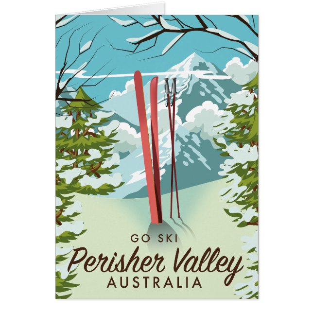 Esquí en Perisher Valley Australia. (Frente)