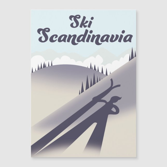 Esquí Escandinavia (Anverso)
