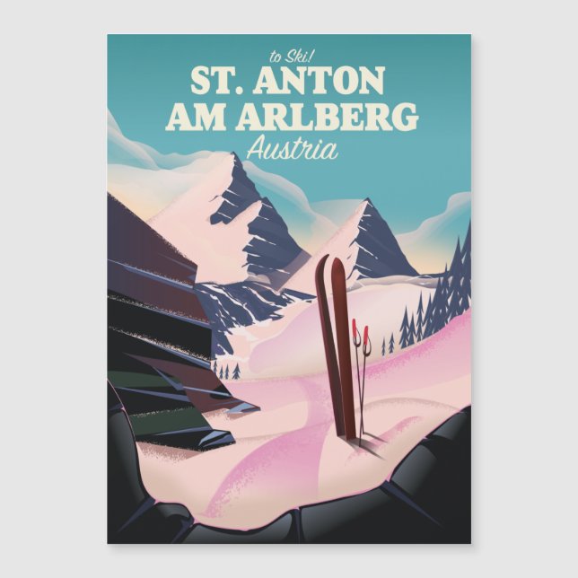 esquí St. Anton am Arlberg Austria (Anverso)