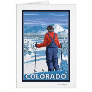 Esquiador Admiring Colorado