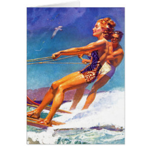 Esquiador de agua por McClelland Barclay