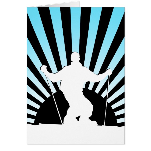 esquiador de descenso (Frente)