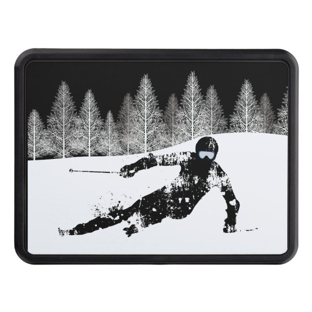 Esquiador profesional, cubierta de hitch para snow (Anverso)