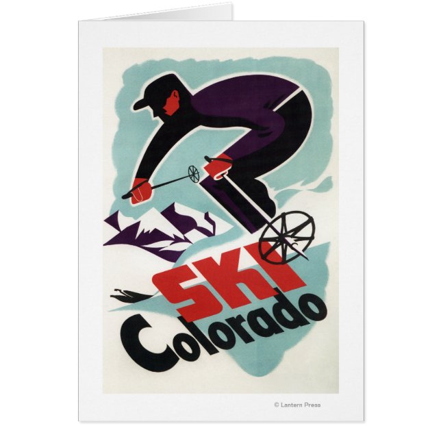 Esquiador vestido negro y púrpura (Frente)