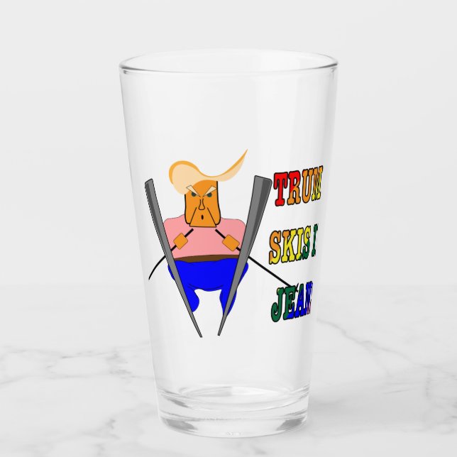 Esquiadores De Trump En Jeans (Anverso)