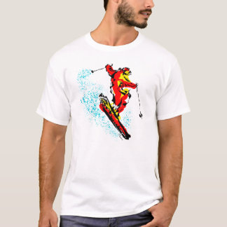 Esquiar camiseta