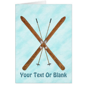 Esquíes De Campo En Nieve