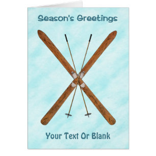 Esquíes De Campo En Nieve