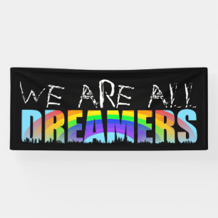 Esquina arcoiris Daca Dreamers 1 pancarta