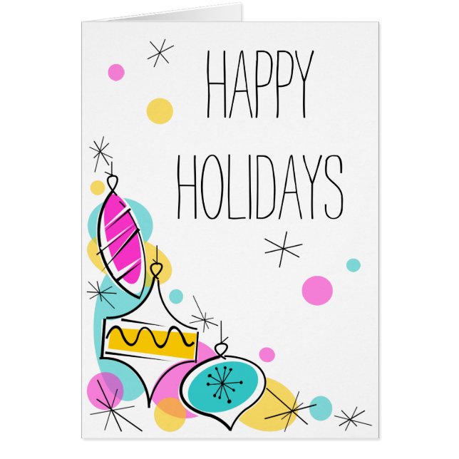 Esquina de Balas de Árbol Retro Fiestas verticales (Frente)