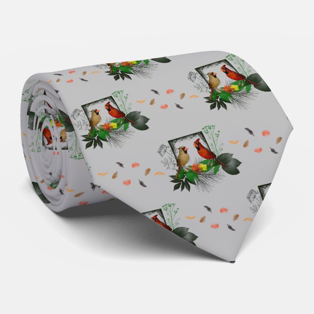 Esquina de Cardenales Corbata (Gris Claro) (Enrollado)