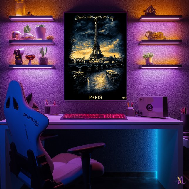 Esquina de París - Arte monocromo del carbón - Urb (Subido por el creador)