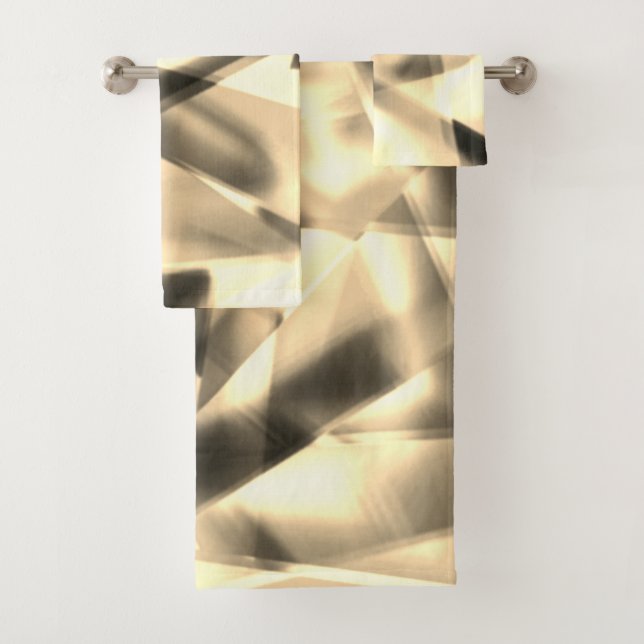 Esquina de piezas cuadradas de acrílico, beige cla (In situ)