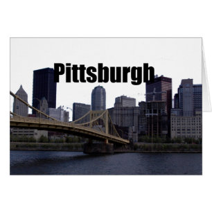 Esquina de Pittsburgh PA con Pittsburgh en el ciel