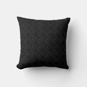 Esquinas llenas, Cojín decorativo cuadrado negro