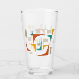 Esquinas verde azuladas de Naranja rojo de vidrio