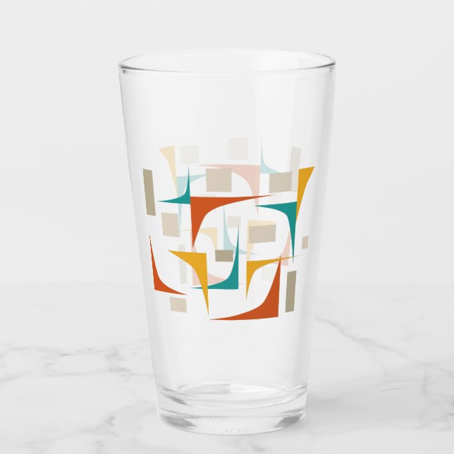 Esquinas verde azuladas de Naranja rojo de vidrio  (Anverso)