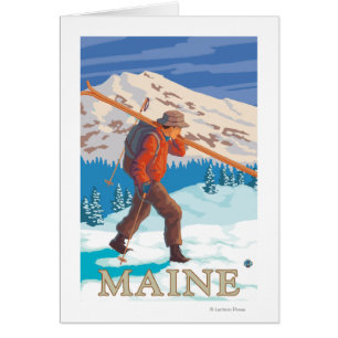 Esquís que llevan de MaineSkier
