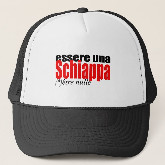 Essere una Schiappa être nulle en français T Gorra (Anverso)