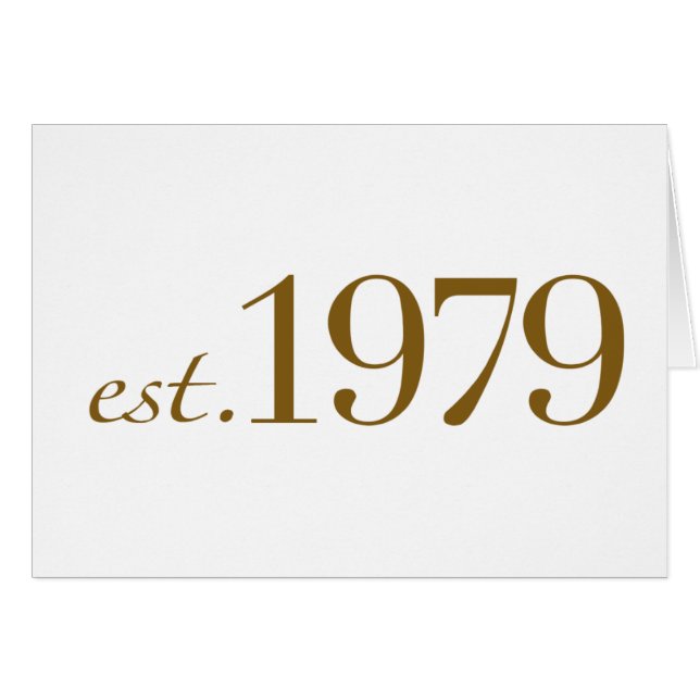 Est 1979 (Anverso (Horizontal))