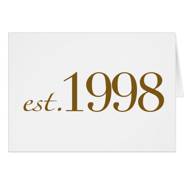 Est 1998 (Anverso (Horizontal))