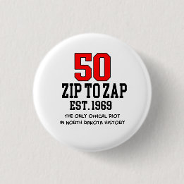 Est. Botón Zip a Zap 50° Aniversario de 1969