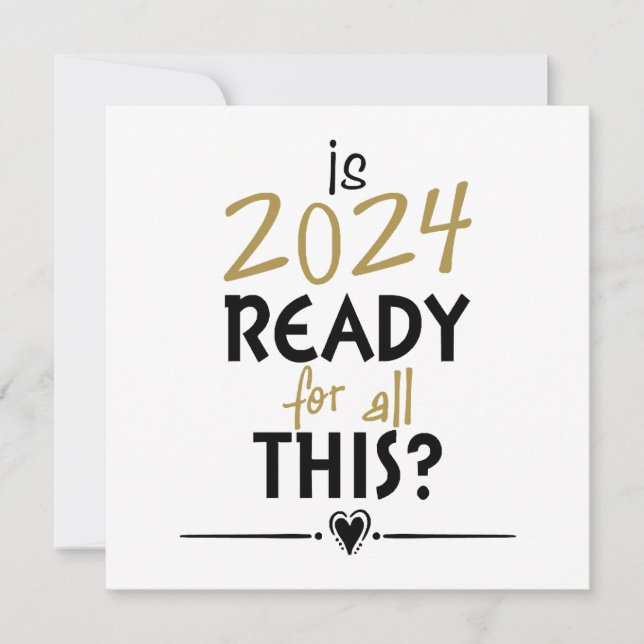 ¿Está 2024 listo para todo esto? (Anverso)