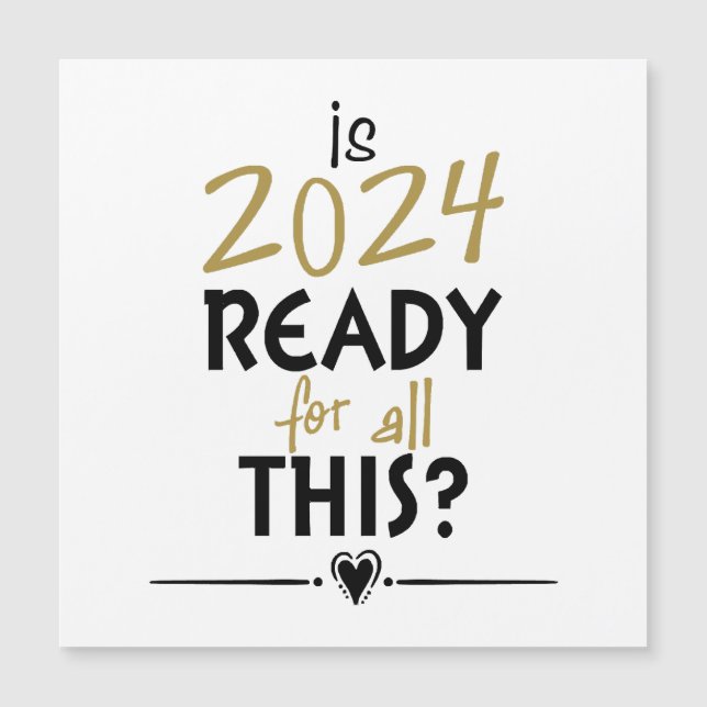 ¿Está 2024 listo para todo esto? (Anverso)