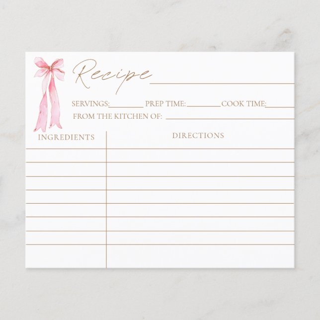 Está atando las tarjetas de recetas de ducha de no (Anverso)