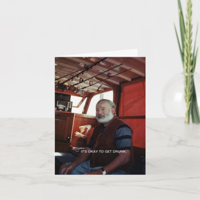 Está bien conseguir la tarjeta de felicitación Dru (Anverso)