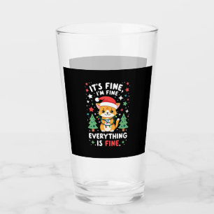 Está Bien Estoy Bien Todo Está Bien Gato De Navida