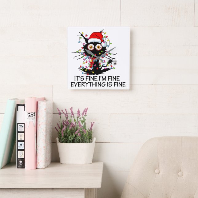 ¡Está bien! Reloj de pared (Sala de lectura)