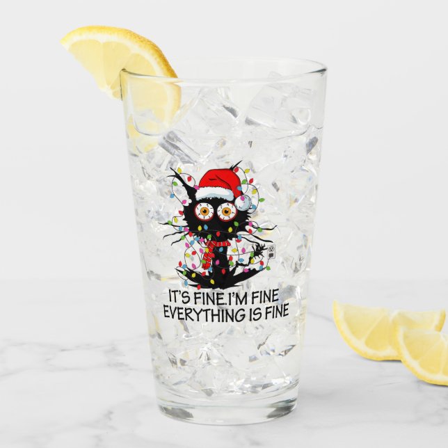 ¡Está bien! Vaso de pinta (Anverso (hielo))
