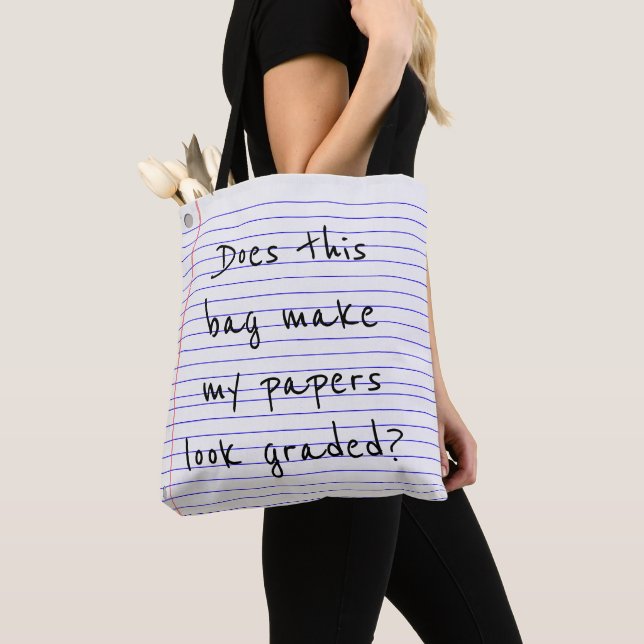¿Esta bolsa hace que mis papeles parezcan graduado (Detalle)