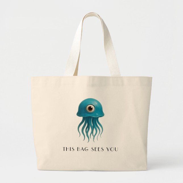 Esta Bolsa Te Ve - Bolsa De Tote De Jellyfish Para (Frente)
